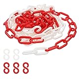 PATIKIL Plastic Chain Links, 10 Feet Safety