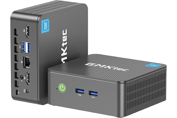 GMKtec Mini PC Computers Intel N95 Processor (Turbo 3.4GHz) | 8GB DDR4 256GB SSD Desktop Computer 4K Dual HDMI Display/3x USB3.2/WiFi 5 BT5.0/RJ45 Ethernet Nucbox G3S