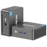 GMKtec Mini PC Computers Intel N95 Processor (Turbo 3.4GHz) 8GB DDR4 256GB SSD Desktop Computer 4K Dual HDMI Display/3x USB3.2/WiFi 5 BT5.0/RJ45 Ethernet Nucbox G3S