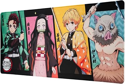 Tapete de Secretária Demon Slayer - Tapete de Rato XXL