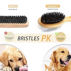 Double Sided Dog and Cat Brush - Bristle and Pin