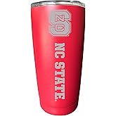 NC State Wolfpack Etched 16 oz Stainless Steel Tumbler (Red) Officially Licensed Collegiate Product
