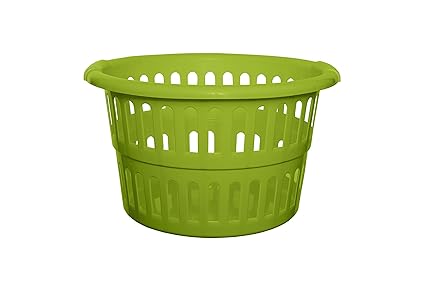 laundry basket green