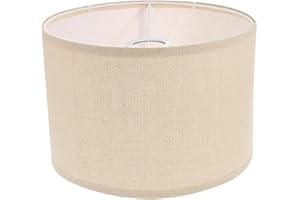 Floor Lamp Shades Table Fine Linen Lampshade Covers Removable Washable Drum Lampshades for Bedside Lamp Table Floor 7.86x7.86