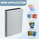 Lictin 504 Pockets 9 Pocket Card Binder PU Leather 28-Page Zipper Case Organizer view 4