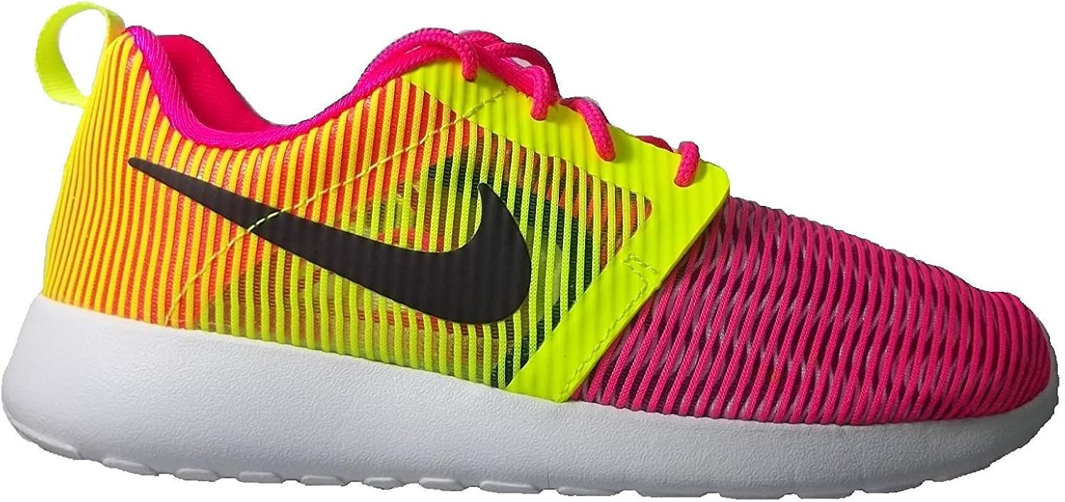 nike roshe pink black