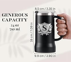 Onebttl Personalized Beer Stein, Beer Mug with
