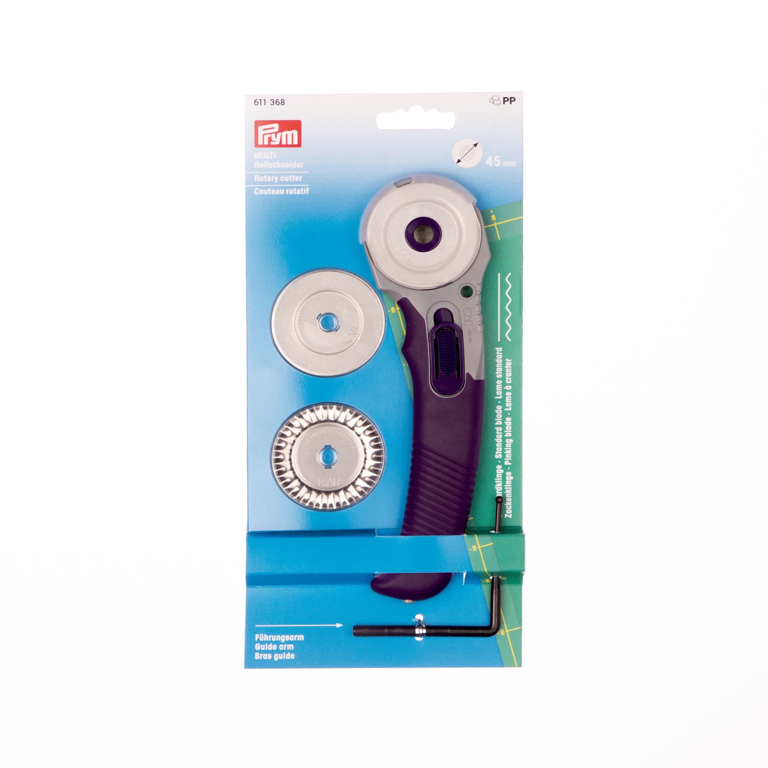 Prym - Multi Rotary Cutter (45mm) with 3 Blades - 1 Unit