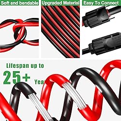 Feotech Twin Wire 30FT Solar Extension Cable