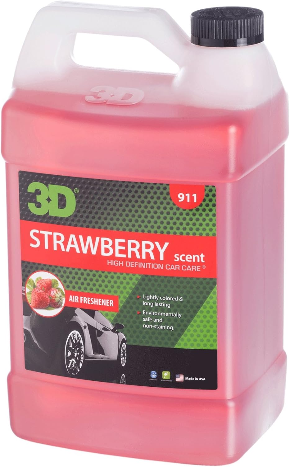 3D Air Freshener Strawberry 1 Gallon Amazon.co.uk Car & Motorbike