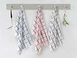 DreamNights Extra Large Tea Towels 100% Cotton 70x40cm Set of 6 view 3