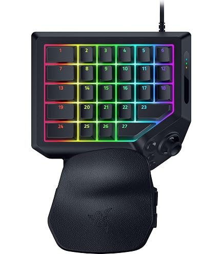 Razer Teclado para jogos Tartarus Pro: Interruptores analógico