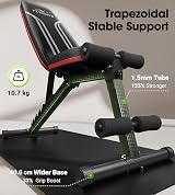 FLYBIRD Adjustable Bench Weight Bench 8-Position Backrest 3-Position Footrest view 4