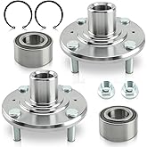 AUTOKAY Front Wheel Hub Bearing Kits 930-452 510050 for Honda Accord 1998-2002 2.3L Only With Nut Clip, 2 Pcs