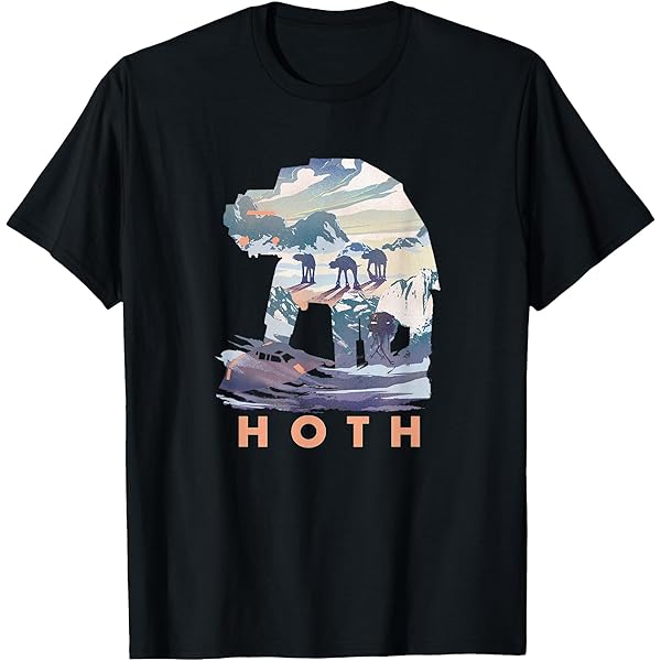Amazon.com: Star Wars Hoth The Ice Planet Retro Comic T-Shirt
