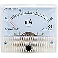 Cloudray Ammeter Gauge DC 0-30mA Analog Current Panel 85C1 2.5 Accuracy for Auto Circuit Measurement Tester (DC 30mA)