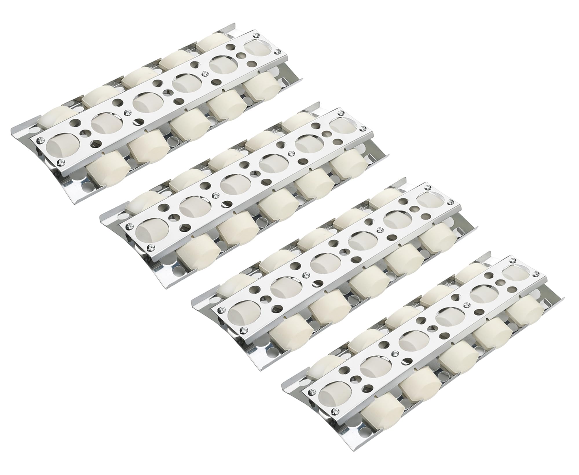 Photo 1 of Leship Parts for BBQ Galore Turbo STS, Elite,Capt'n,Classic and Nexgrill Gas Grills,Fit for 720-0057,CG3CKW,CG3TCN Grills,Stainless Steel Locked-in Briquette Trays (16 1/2" x 6 1/2")(4-Pcs)