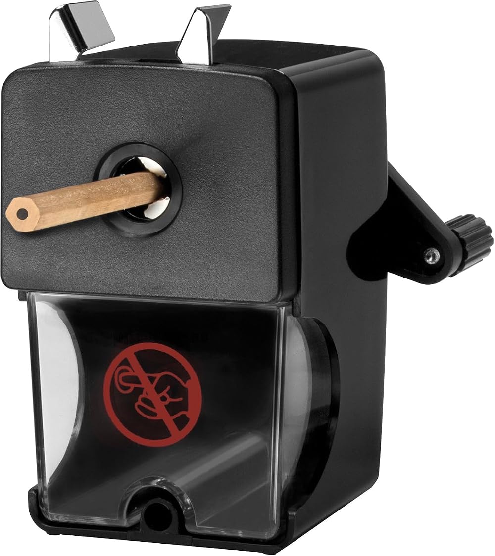 Westcott Pencil Sharpener Black E-14216 00 with Table Clamp 7-12 mm