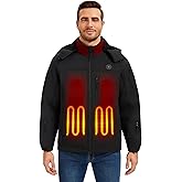 XELTEN Professional Men's Heated Jacket with 12000mAh Large Capacity Battery Pack