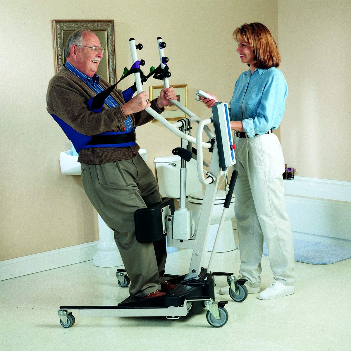 Invacare Reliant Stand Assist Standing Sling for Patient Lifts, Solid Fabric, One-Size, R130: Industrial & Scientific