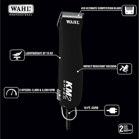 km2 2 speed pet clipper