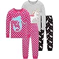 Dolphin&Fish Boys and Girls Soft Pajamas 100% Cotton Toddler Pjs Long Sleeve Kid Sleepwear Sets