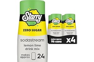 SodaStream® Starry® Zero Sugar Beverage Mix (440ml, Pack of 4) Packaging may vary