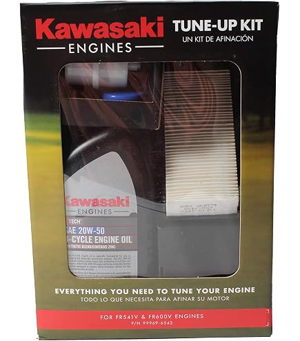 Kit De Mantenimiento MowerTek OEM Para Kawasaki FR651V FR691V FR730V – Aceite 10W40 Y Filtros