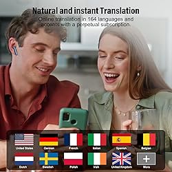 AI Language Translation Earbuds, 3-in-1 Translator