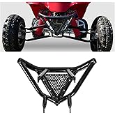 ECOTRIC Front Bumper Compatible with 1999-2014 Honda TRX400EX 400X 2004-2012 TRX450R Aluminum Black