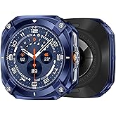 Suitisbest Metal Case for Samsung Galaxy Watch Ultra (2025/2024), Rugged Stainless Steel Protective Bezel with Back Cover, Bumper Cover for Samsung Galaxy Ultra Watch 47mm (Multiple Colors)