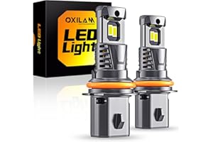 OXILAM 9007 LED Bulbs, 1000% Brighter Ultra-Bright, 3 Min Quick Install, Wireless Plug and Play, 20 Years Lifespan, No Flicker, 99% Compatibility, Pack of 2