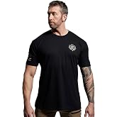 Born Primitive Unisex Outdoor Emblem Tee | Lightweight Athletic Cut Short Sleeve Crew Neck T-Shirt with Back Graphic Design