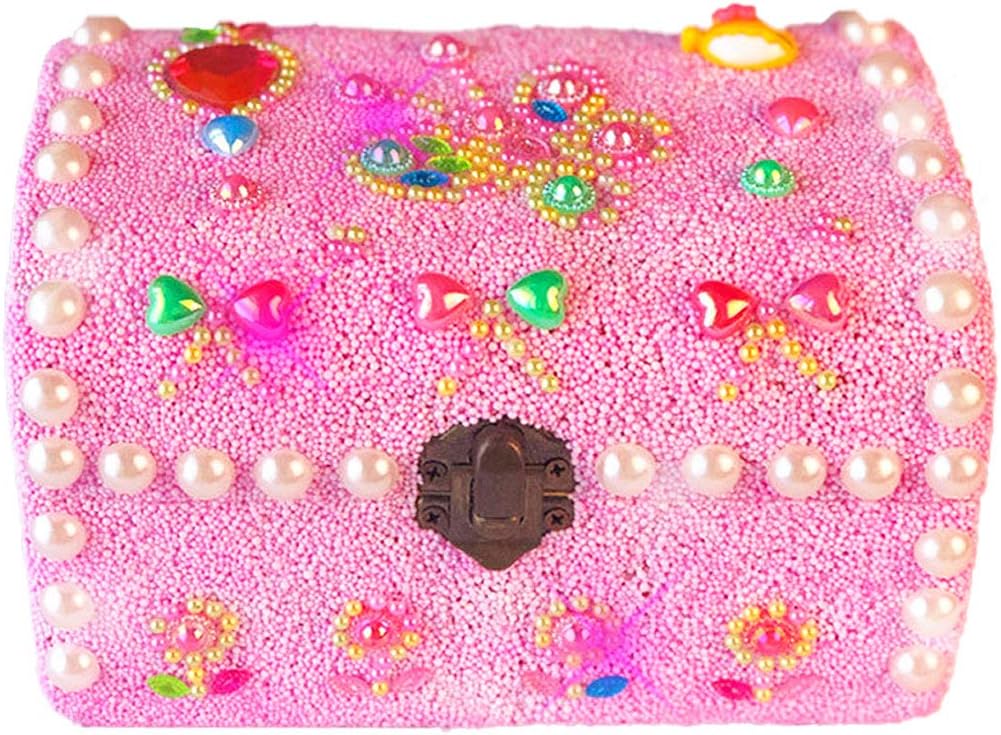 amazoncom yileqi decorate your own jewelry box craft kit kids crafts