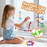 ECHOCUBE Suction Toys 28 Pcs Bath Set Kids 3+ Sensory Sucker Travel Toys view 2