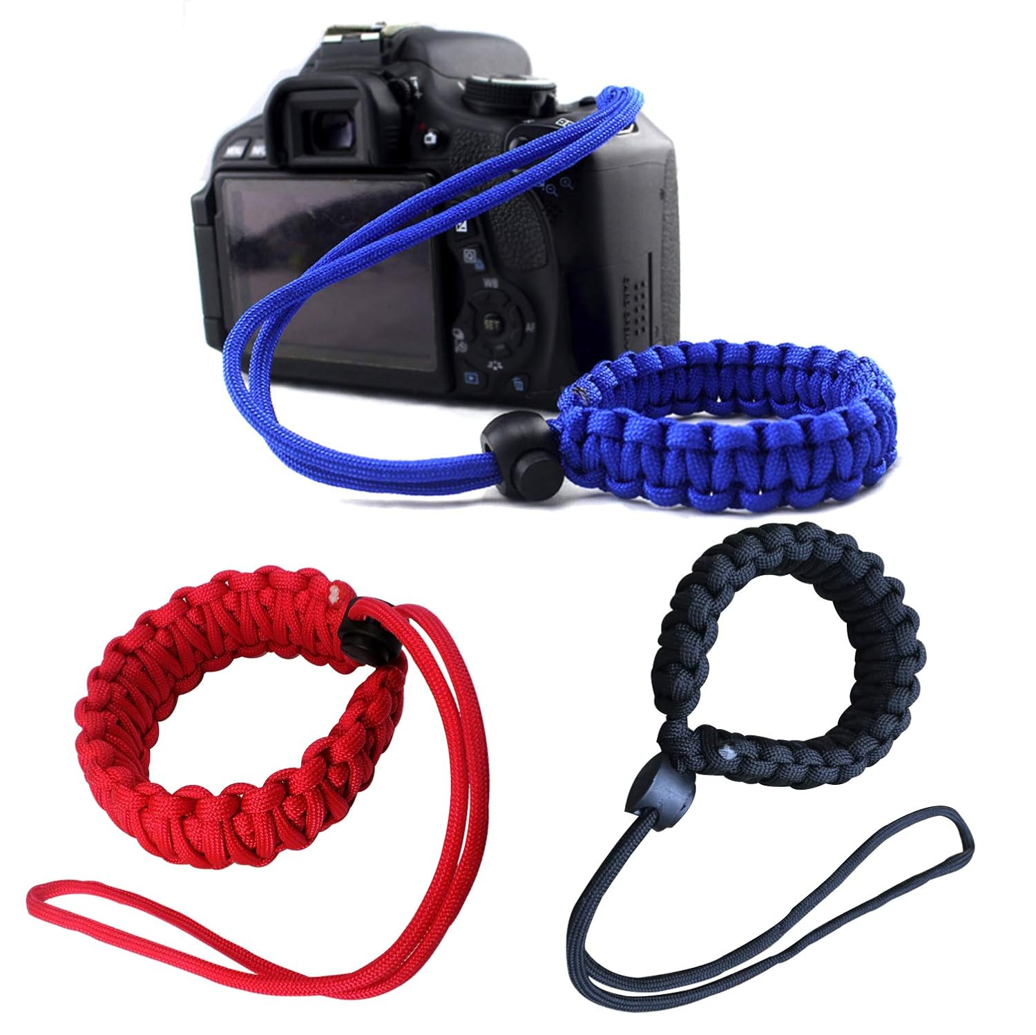 Conjunto de 3 Correa de Mano para Cámara Réflex,muñeca Correa de ...