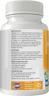 Simply Pure Nattokinase 500mg 2500 FU Vegan Gluten Free 90 Capsules view 2