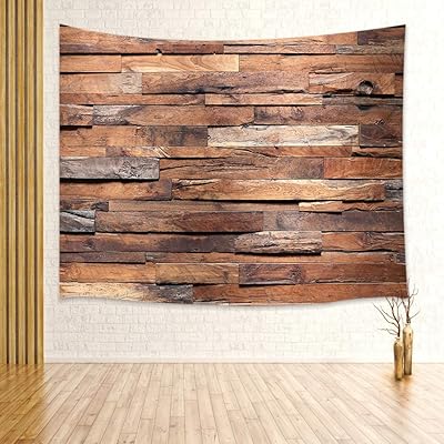 Buy Jawo Rustic Barn Door Tapestry Wall Hanging Wood Panels Wall And Floor Texture Polyester Fabric Wall Tapestry For Home Living Room Bedroom Dorm Decor 80w X 60l Inches Online In Indonesia