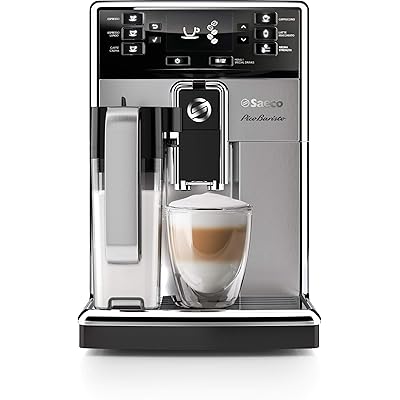 Saeco PicoBaristo Super Automatic Espresso Machine, 1.8 L, Stainless Steel, HD8927/47