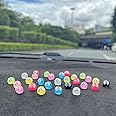 FLYEEGO Cute Soot Sprites for Car Rearview Mirror Dashboard, 24PCS Cute Funny Luminous Car Interior Decoration Accessories Ornament,Cute Anime Decor for Home Garden Office