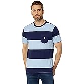 RUGBY STRIPE JERSEY T-SHIRT WITH POCKET