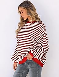 UEU Women's Casual Long Sleeve Sweatshirts Soft