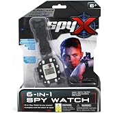 SpyX / 6-in-1 Watch - 6 Function Spy Toy Watch. Includes: Telescope Lenses, LED, Secret Message Capsules, Whistle, Signal Mirror, Hidden Compartment. Perfect Addition for Your spy Gear Collection!