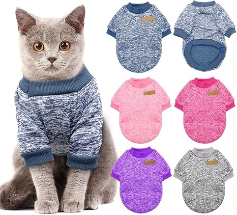 Osayes Chien Chat Pull Chaud Manteau Dhiver Doux Classique De Vêtements De Tricot Petites Moyennes Grandes Chiot Pet Yorkies Chaton Tenue Costume De