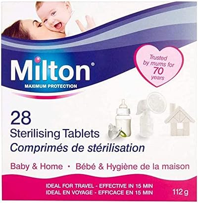 Virgo Milton Sterilising Tablets 2 x 28 Pack Baby & Home Travel