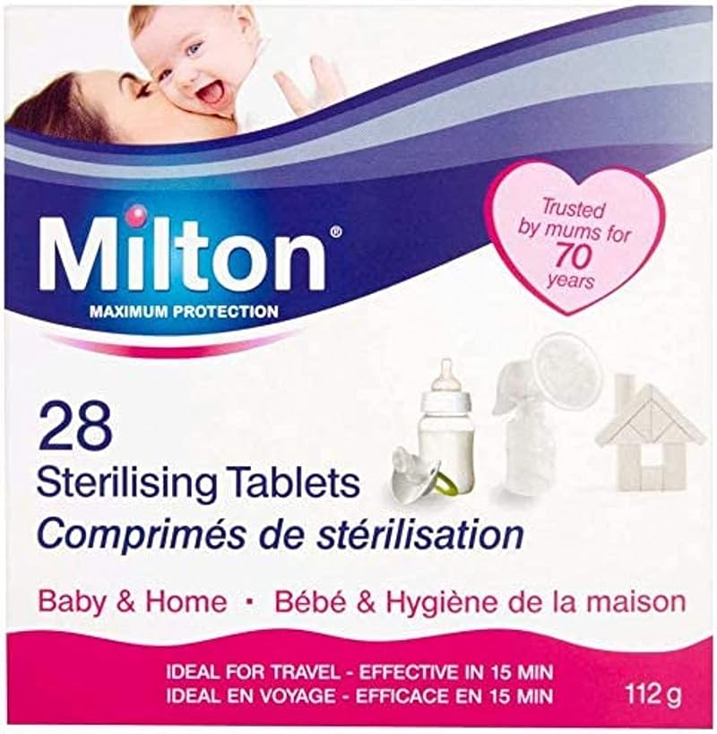 Virgo Milton Sterilising Tablets 2 x 28 Pack Baby & Home Travel