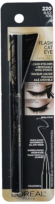 loreal eyeliner with stencil