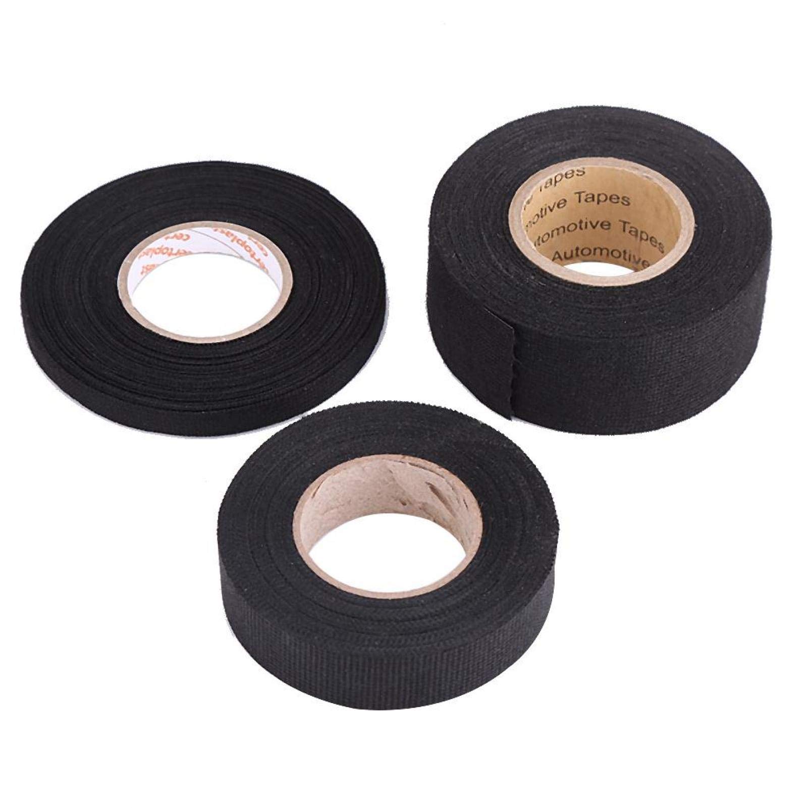 Auto Stof Tape - Motorcycle Tape-Multi-Function Car Self-Adhesive Harness Tape, Black(9Mm*15M)
