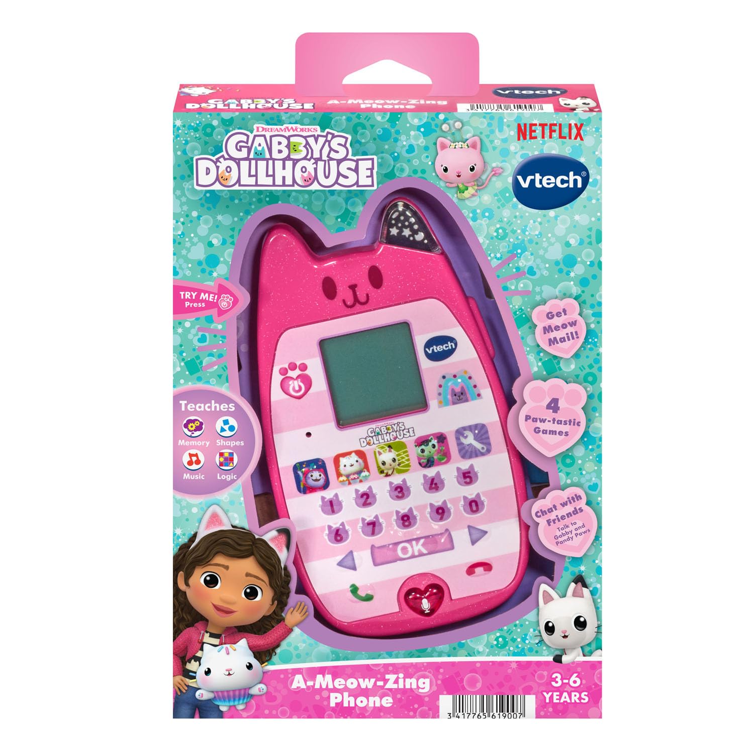 VTech Gabby's Dollhouse A-Meow-Zing Phone