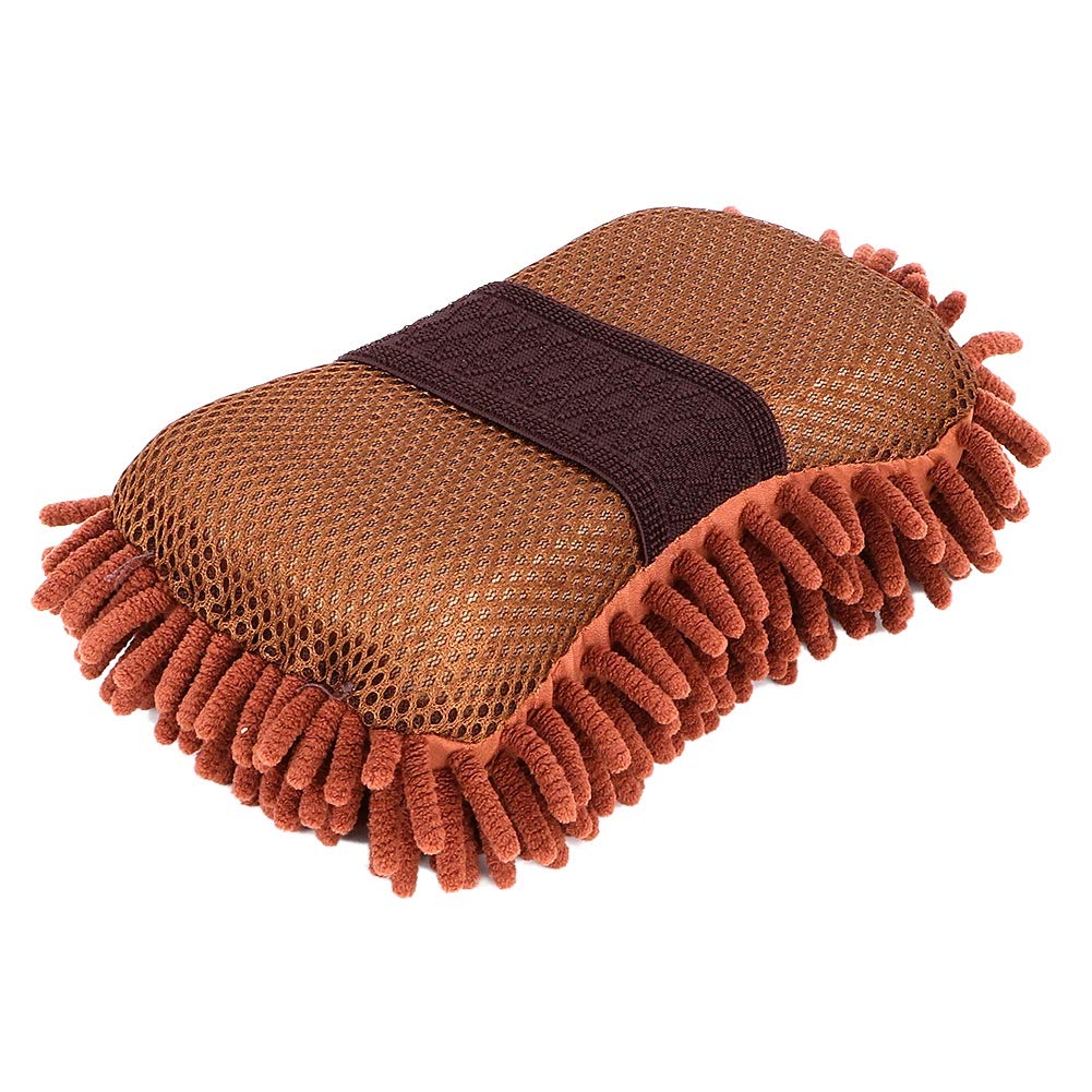 EBTOOLS Car Wash Mop Mitt,Ultrafine Fiber Chenille Car Washing Glove Microfiber Car Cleaning Brushes Care Tool